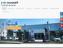 Tablet Screenshot of ets-touquet.fr
